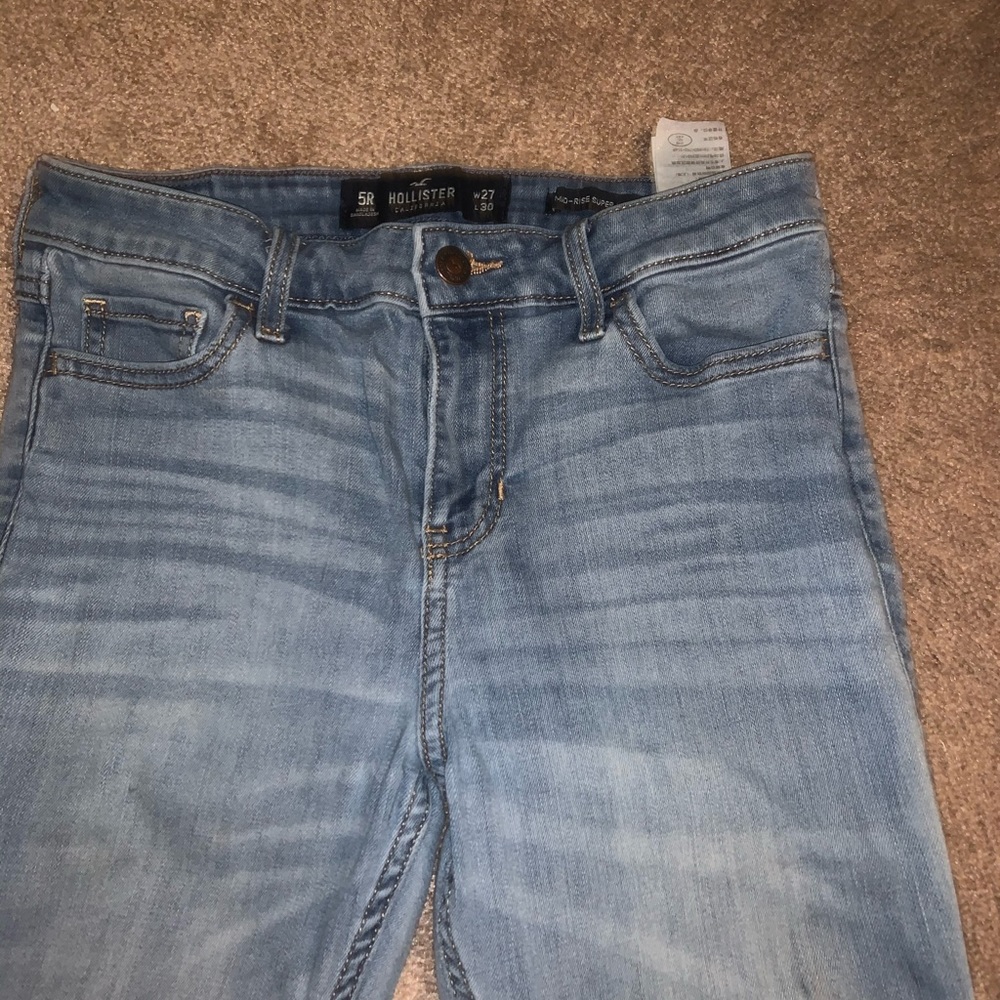 Hollister High Waisted Skinny Jeans Size 5R